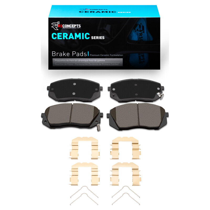 Kia Rondo Brake Pads - Front - R1 Concepts - Ceramic - `07-`10
